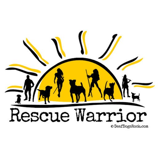 I Am a Rescue Warrior! shirt design - zoomed
