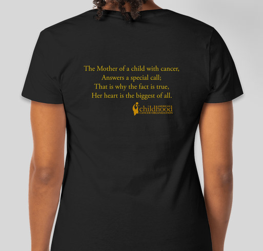 Mother's Day - V-neck Fundraiser - unisex shirt design - back