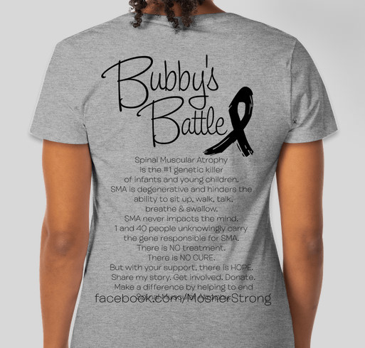 Bubby's Customized Voice Fundraiser - unisex shirt design - back