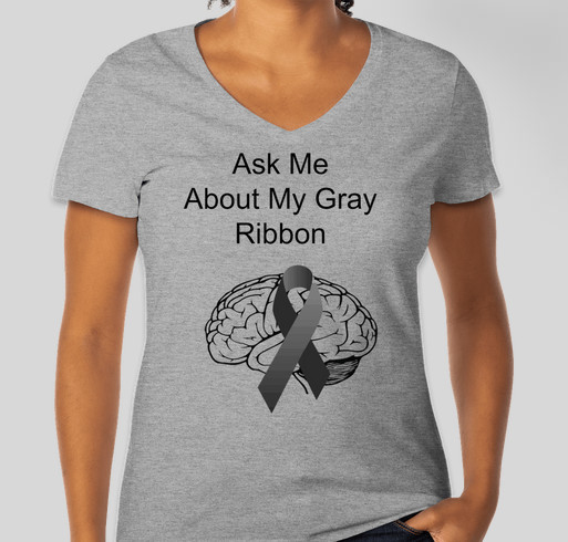 Go Gray in May 2021 Fundraiser - unisex shirt design - front