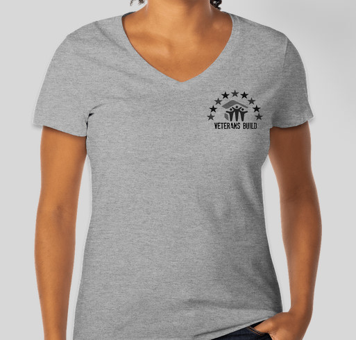 Veterans Build T-shirts! Fundraiser - unisex shirt design - front