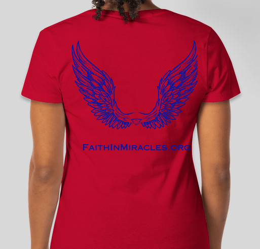 Faith In Miracles B.F.U.P ( Bella's Friends United Patients) Fundraiser - unisex shirt design - back