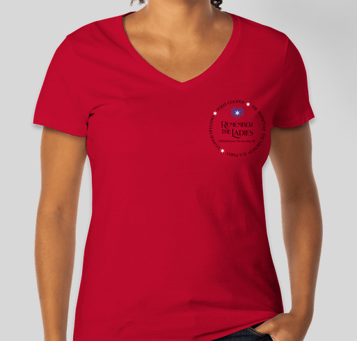 NSDAR Junior Membership 5k - Remember the Ladies Fundraiser - unisex shirt design - front