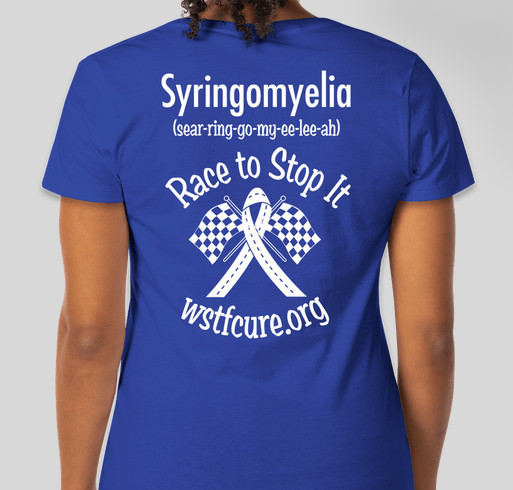Worldwide Syringomyelia & Chiari Task Force Inc. T-shirt fundraiser Fundraiser - unisex shirt design - back