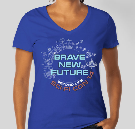 SL Sci-Fi Convention 14 Fundraiser - unisex shirt design - front