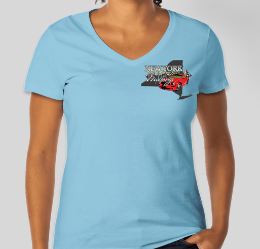 Mustang Rally of the Finger Lakes 2015 Fundraiser - unisex shirt design - front
