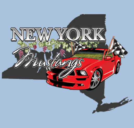 Mustang Rally of the Finger Lakes 2015 shirt design - zoomed
