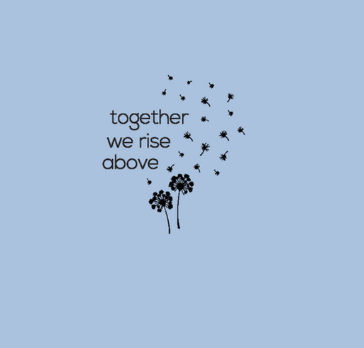 The Togetherness Project- Dandelion Gray shirt design - zoomed