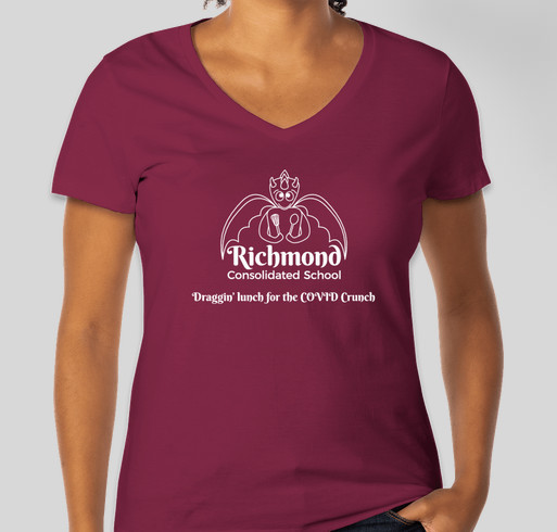 Richmond Consolidated School COVID Free Lunch Program Fundraiser Fundraiser - unisex shirt design - front