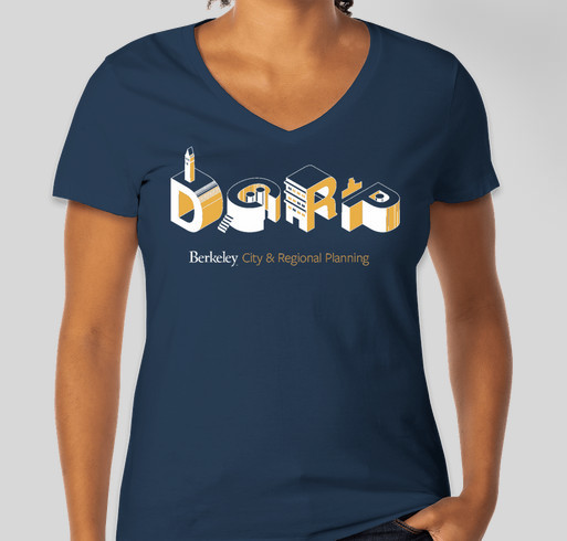 ALUMNI 2 - The UC Berkeley Department of City & Regional Planning Fundraiser - unisex shirt design - front