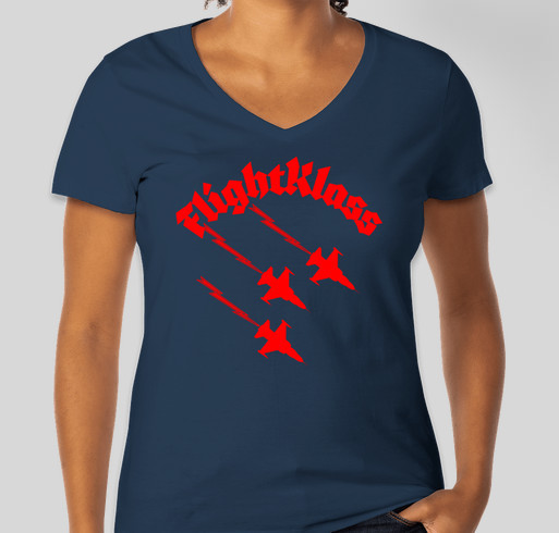 FlightKlass Clothing Line Fundraiser - unisex shirt design - front