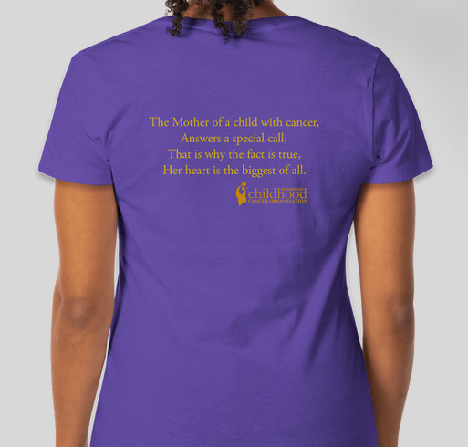 Mother's Day - V-neck Fundraiser - unisex shirt design - back