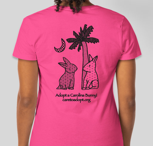 Carolina Bunny Fund Fundraiser - unisex shirt design - back