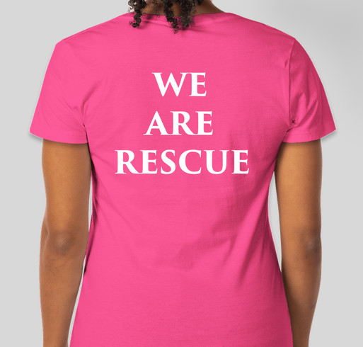 Ladies T-Shirt Fundraiser - unisex shirt design - back