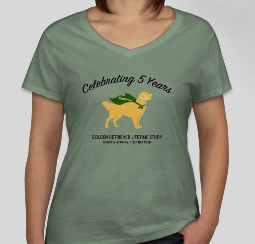 Golden Retriever Lifetime Study/Morris Animal Foundation Fundraiser - unisex shirt design - front