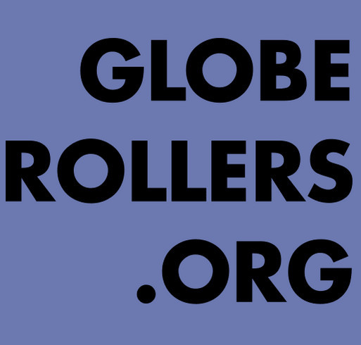Globerollers shirt design - zoomed