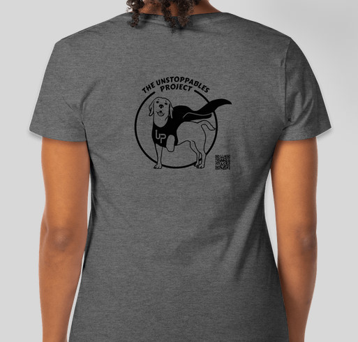 Be Unstoppable (Round 1) Fundraiser - unisex shirt design - back