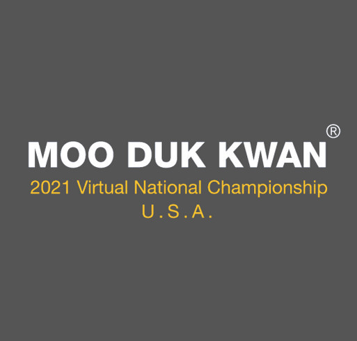 2021 Moo Duk Kwan® U.S.A. Virtual National Championships Apparel - Women's V Neck shirt design - zoomed