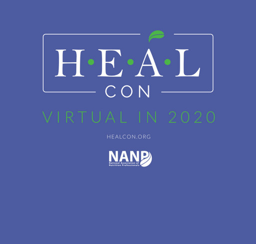 HEALCon Virtual in 2020 shirt design - zoomed