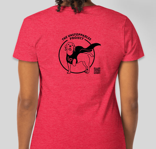 Be Unstoppable (Round 1) Fundraiser - unisex shirt design - back