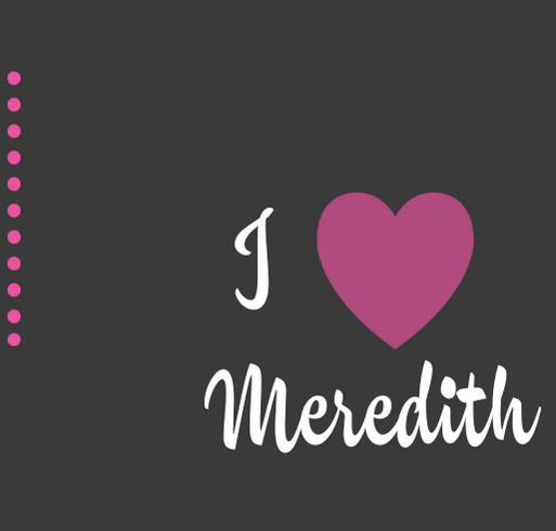 I Heart Meredith shirt design - zoomed