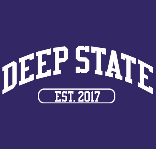 Deep State shirt design - zoomed