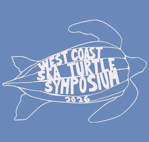 2026 West Coast Sea Turtle Symposium shirt design - zoomed