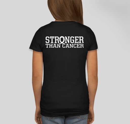 Coach Kelli Rush Cancer/ "Stronger Than Cancer" T shirt fundraiser Fundraiser - unisex shirt design - back