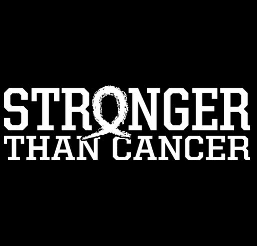 Coach Kelli Rush Cancer/ "Stronger Than Cancer" T shirt fundraiser shirt design - zoomed