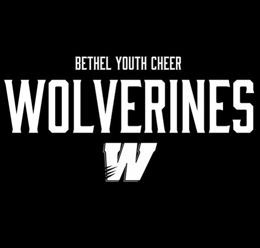 Wolverine Cheer: Bethel Youth Football & Cheer shirt design - zoomed