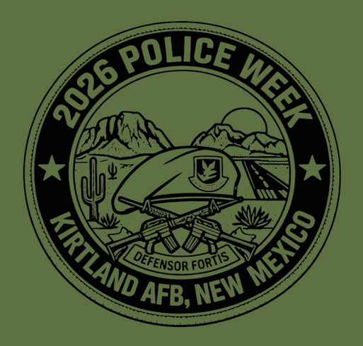 Police Week 2026 shirt design - zoomed