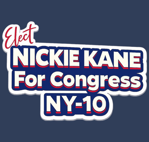 Nickie Kane for Congress shirt design - zoomed