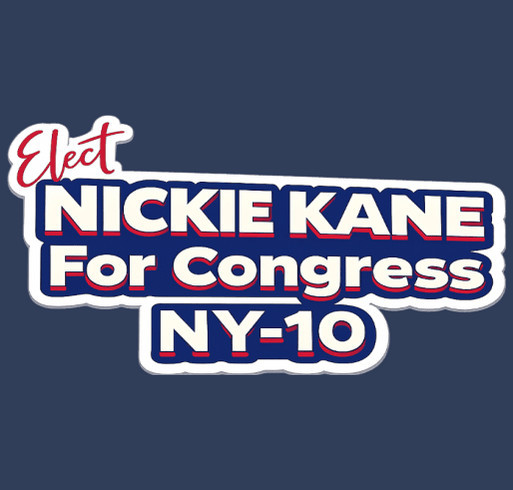 Nickie Kane for Congress shirt design - zoomed