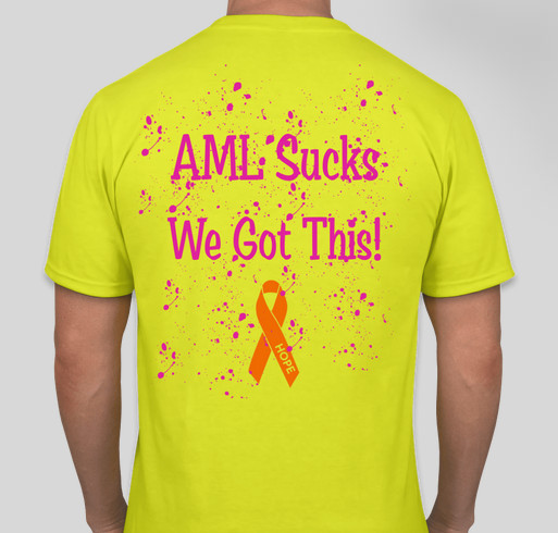 Team Amber Fundraiser - unisex shirt design - back