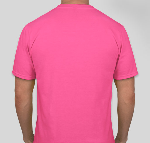 54th anniv Neon Pink/Blk Logo Fundraiser - unisex shirt design - back