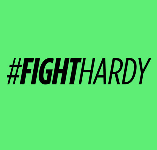#FightHardy shirt design - zoomed