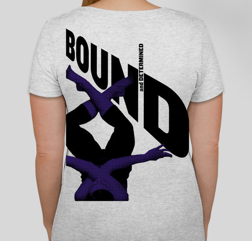 Harper Continuum Dance Theatre "Bound & Determined" Fundraiser - unisex shirt design - back