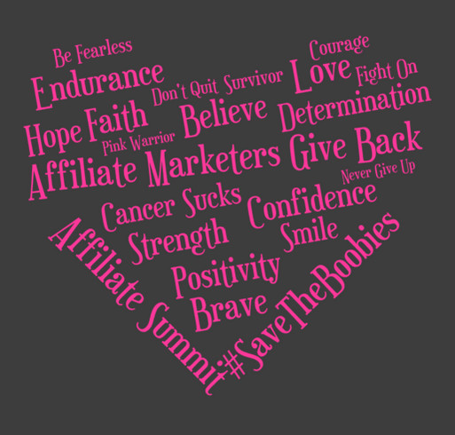 Affiliate Marketers Give Back Fundraiser shirt design - zoomed