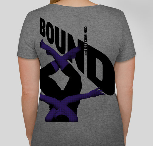 Harper Continuum Dance Theatre "Bound & Determined" Fundraiser - unisex shirt design - back