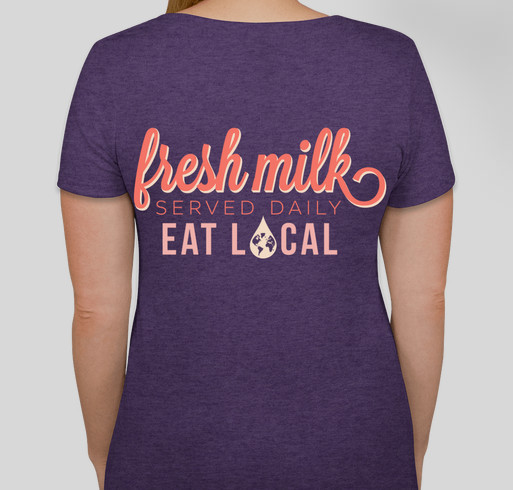 Fresh Milk Booster Fundraiser - unisex shirt design - back