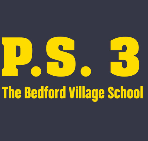 PS3 The Bedford Village School shirt design - zoomed
