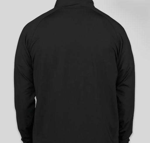 Sport-Tek Performance Black Half Zip Pullover Fundraiser - unisex shirt design - back