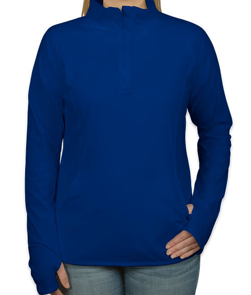 Custom quarter-zip sweatshirts