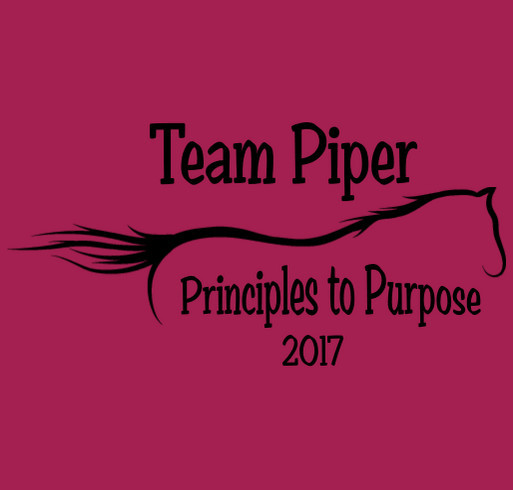 Team Piper 2017 shirt design - zoomed
