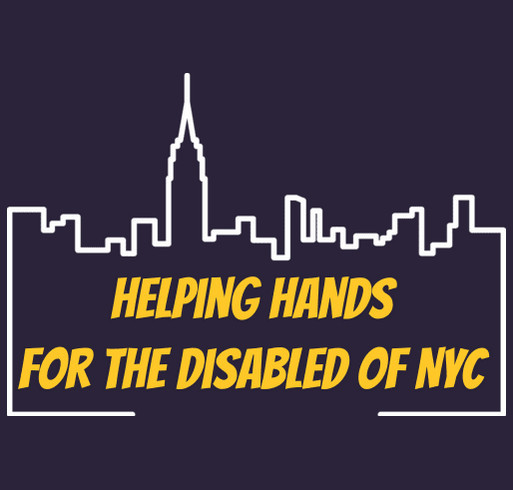 Helping Hands for the Disabled of NYC shirt design - zoomed