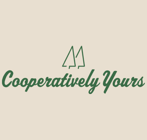 Cooperatively Yours Tote shirt design - zoomed