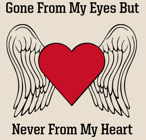 1st Edition Memorial Tote Bag - Gone From My Eyes But Never From My Heart shirt design - zoomed