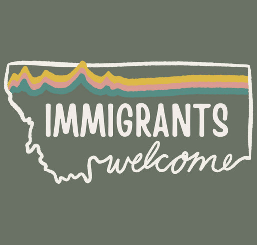 Support your Refugee and Immigrant Neighbors! shirt design - zoomed