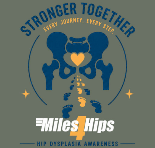 Miles4Hips “Stronger Together” Fall T Shirts shirt design - zoomed