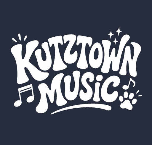 Kutztown Music Spirit Wear shirt design - zoomed